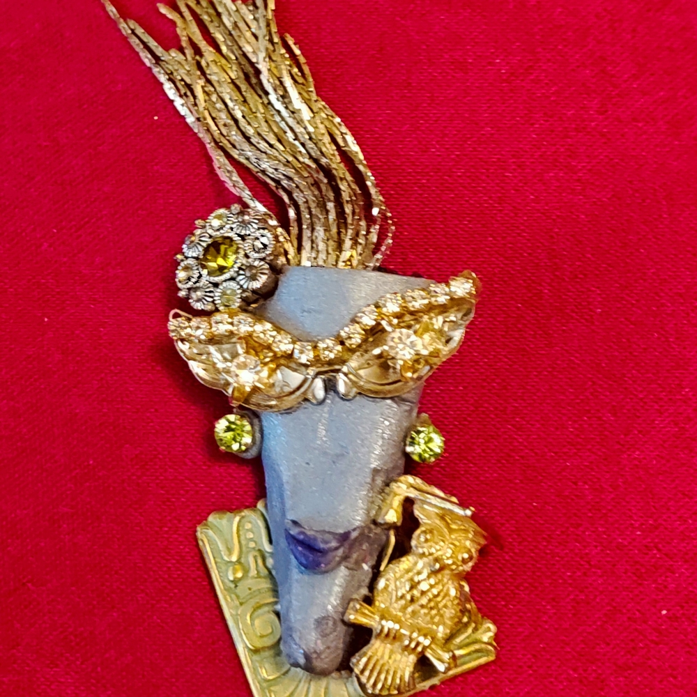Elegant Gold and Silver Pendant